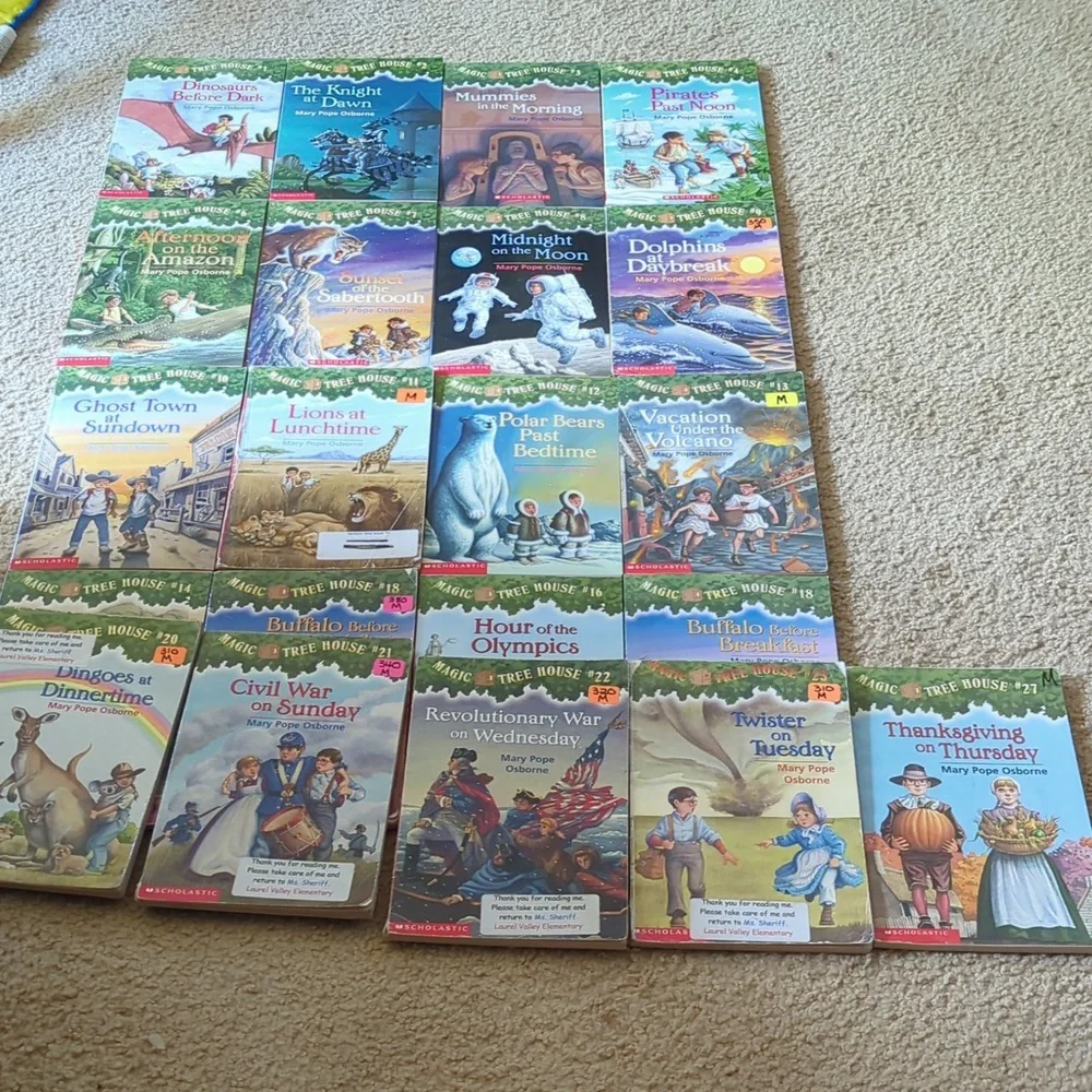 Magic Tree House 21 Book Bundle